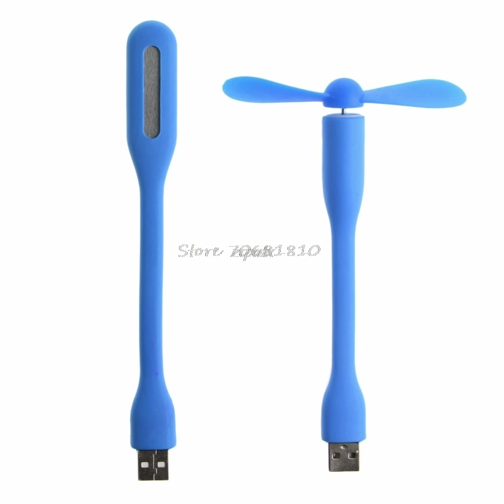 Гибкий USB вентилятор USB светодиодный светильник лампа для ноутбука ноутбук PC power Bank и Прямая поставка