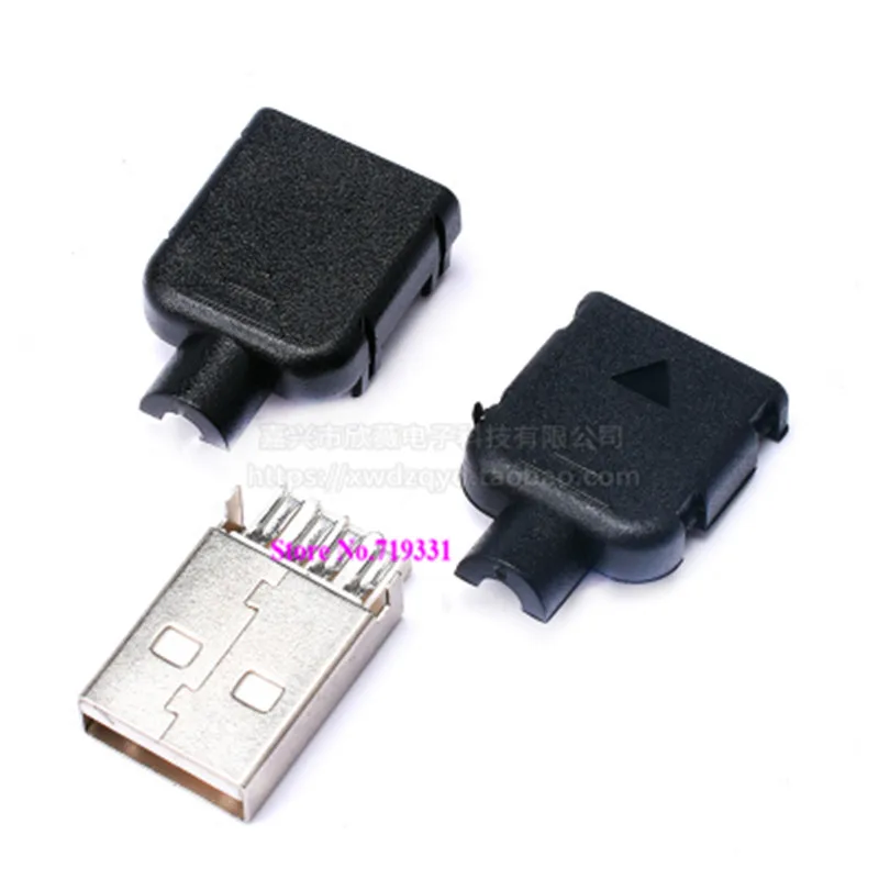 Гнездо USB A типа 20 шт. прямое боковое гнездо скрученное короткое | Обустройство