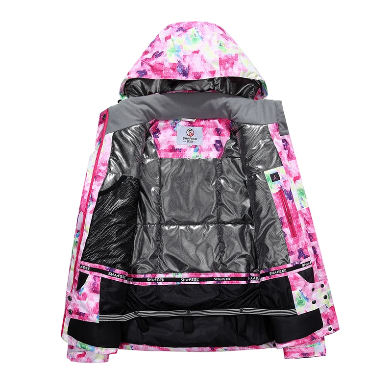 Женские лыжные куртки SHAFEEK ветронепроницаемая Водонепроницаемая Лыжная куртка
