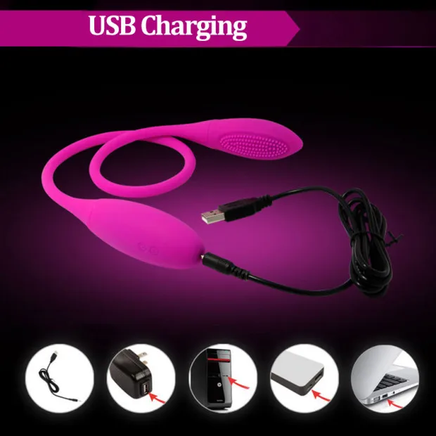 Двойной вибрирующий массажер Анальная пробка силиконовый вибратор для