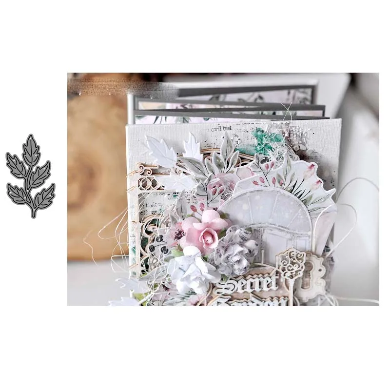 Металлические Вырубные штампы AddyCraft вырезанные формы листья скрапбукинг