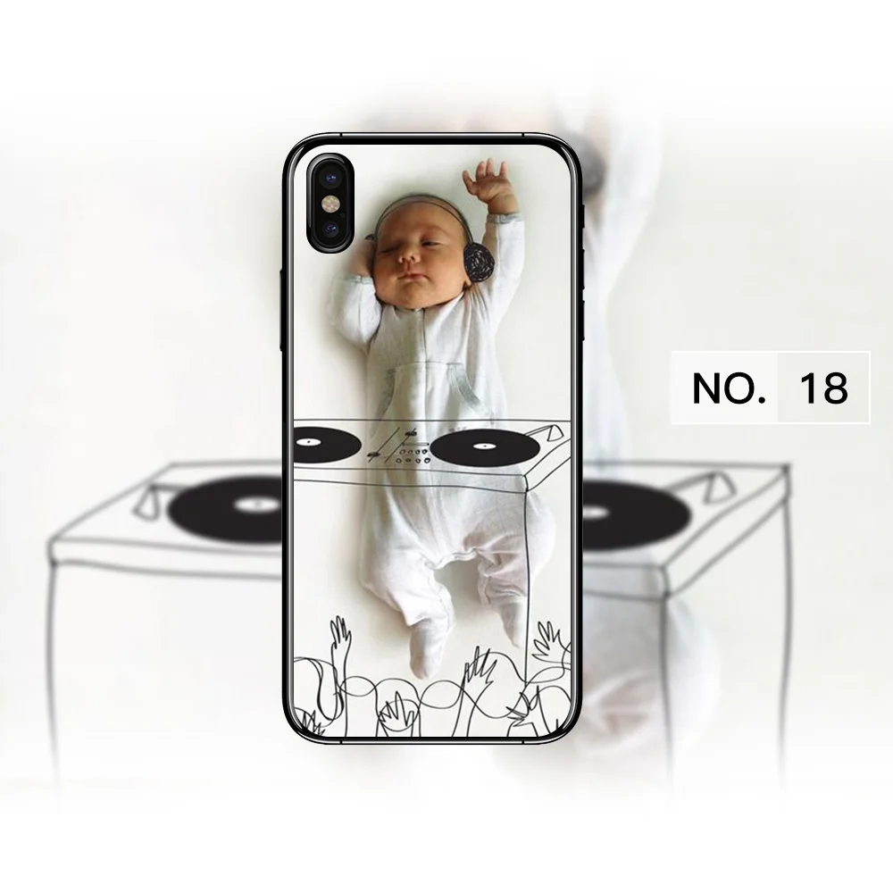 Bauqee Мода рисунком телефон чехлы для iphone 10 плюс мягкий силиконовый чехол iPhone 6 6S 5 5S
