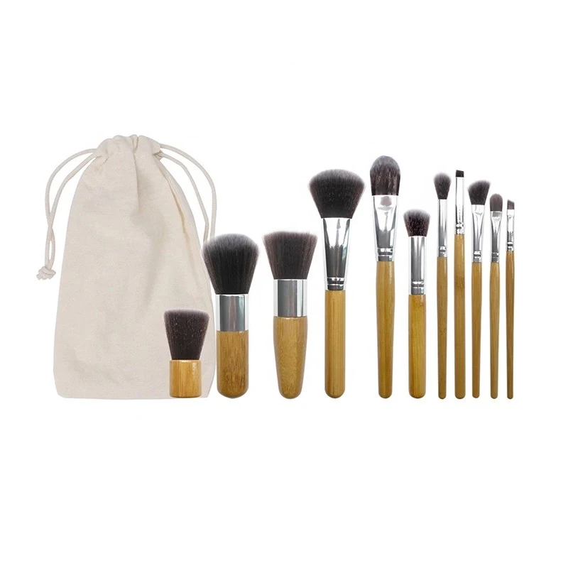 NMKL продаж высокое качество Экологично нейлоновые волосы бамбуковой ручкой 11 шт.