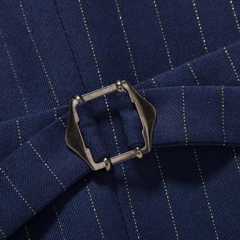 2017 Новый мужской костюм без рукавов модный полосатый жилет тонкий