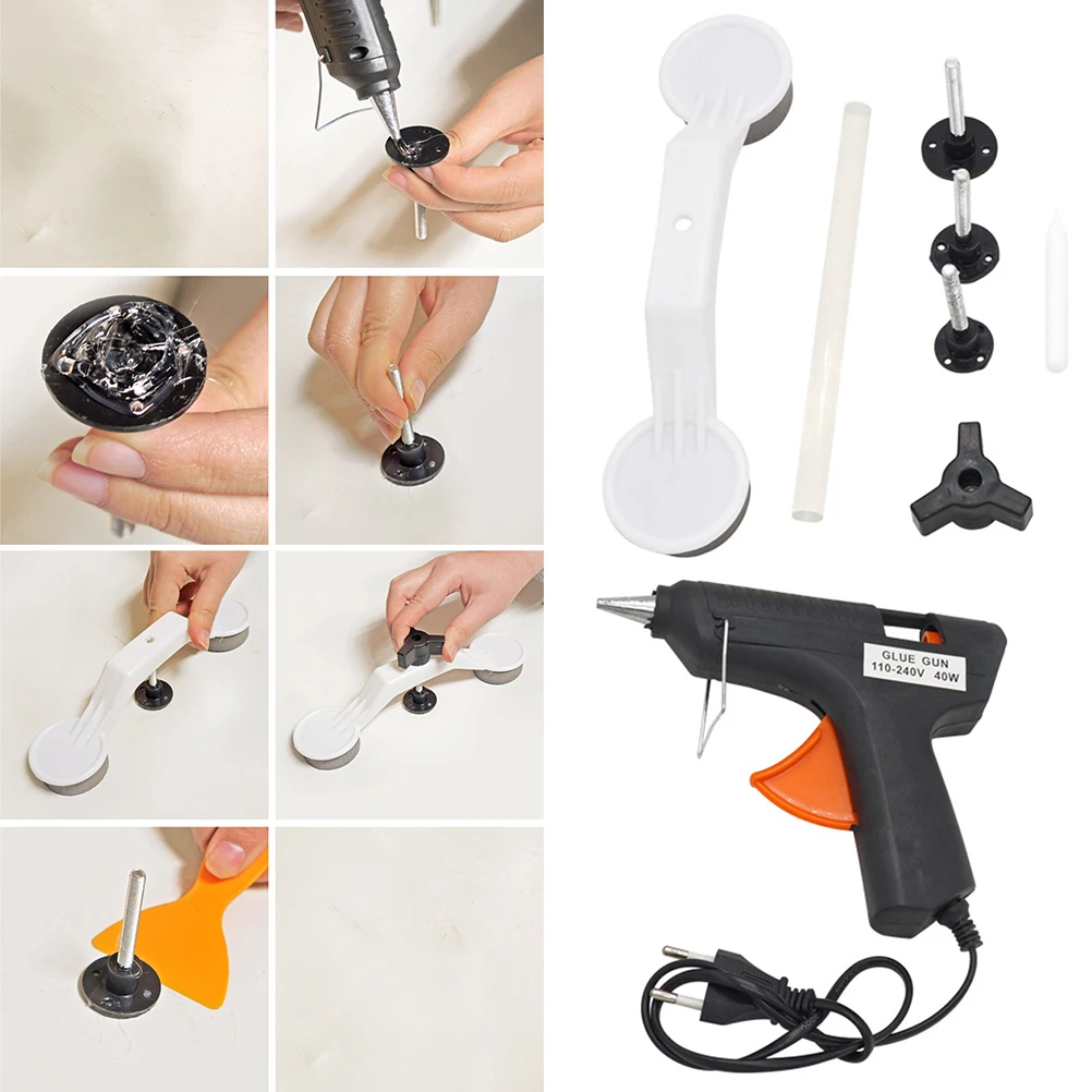 1 комплект набор инструментов для ремонта вмятин автомобиля клеевой пистолет с