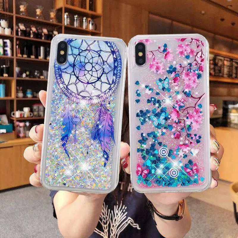 Жидкий чехол для Huawei Enjoy 8 8E 7 7S 6 6S G7 G9 Plus Y3 Y5 Y6 II Y7 Y9 Prime 2017 2018 Мягкий силиконовый с