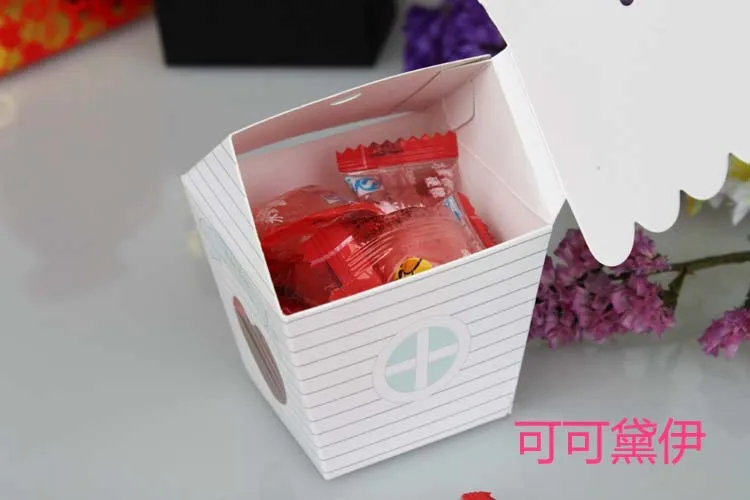 Любовь гнездо Птичий дом Сувенирная Коробка 100 шт./лот Свадебный baby shower крещение