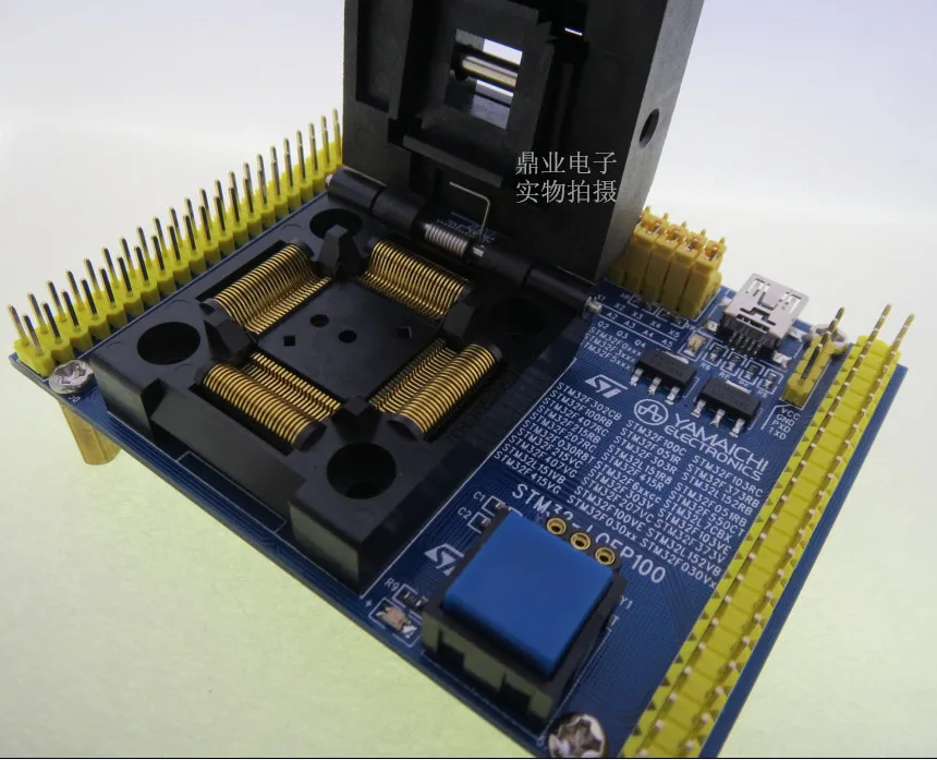 Original YAMAICHI IC Test Seat STM32 STM32F STM32LQFP100 Burning Programme JTAG SWD Socket Adapter | Автомобили и мотоциклы