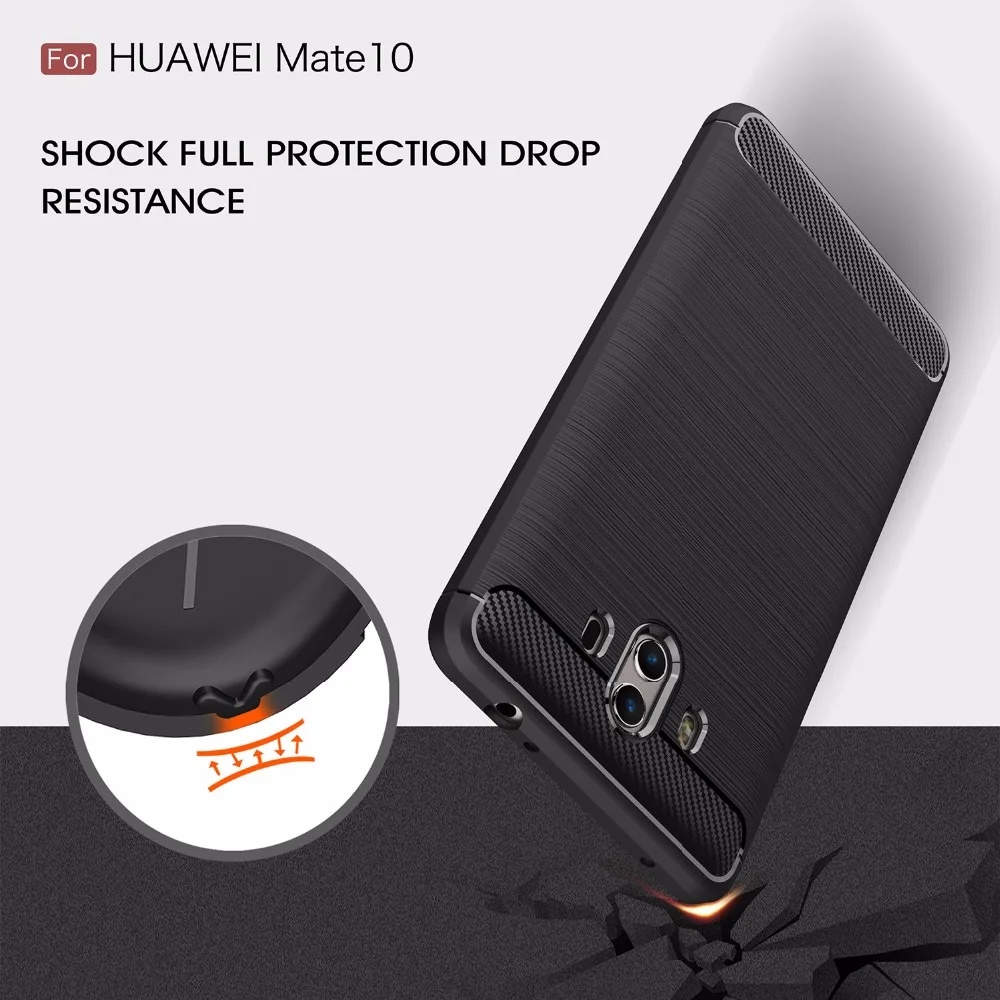 Матовый чехол из углеродного волокна для Huawei mate 9 20x plus Nova 3 3i Honor 10 8X Enjoy 8e Роскошный