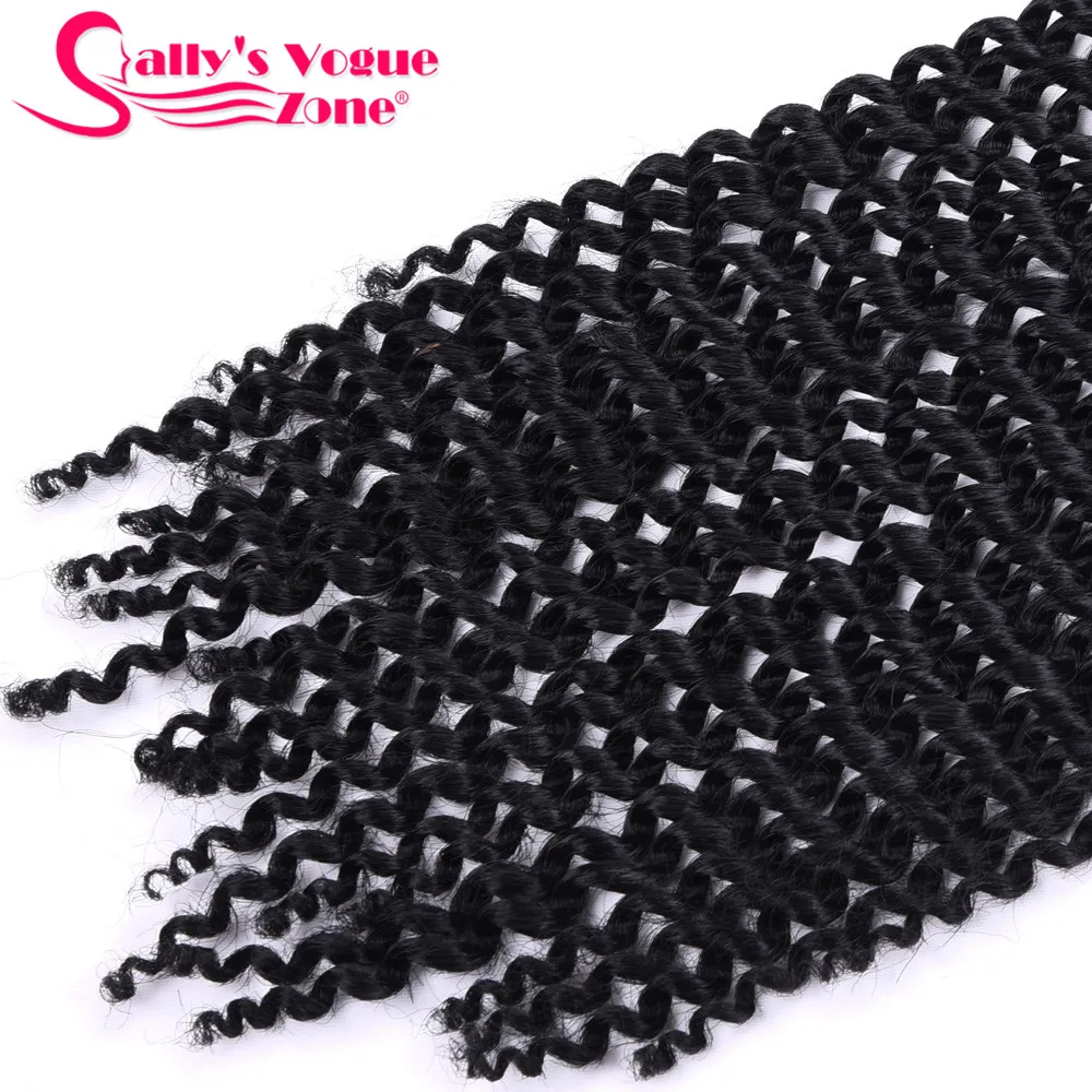 Sallyhair высокое Температура синтетического волокна Faux locs Curly заканчивается крючком косы для наращивания волос 24 корня/пакет замок накладные волосы на крючке