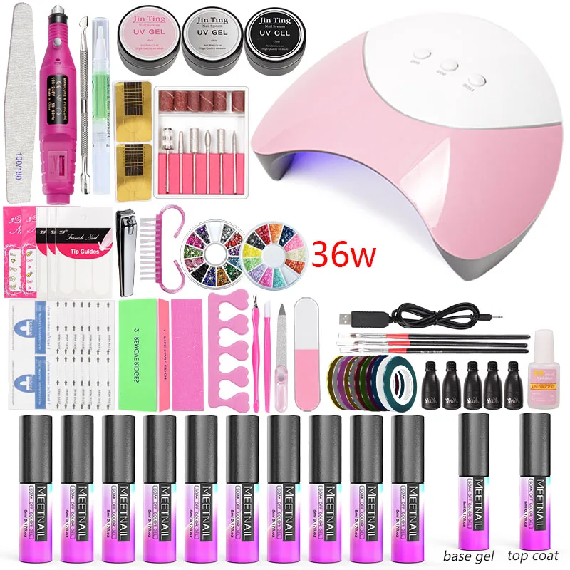 Набор для акриловых ногтей строительный гель полировки набор Электрический