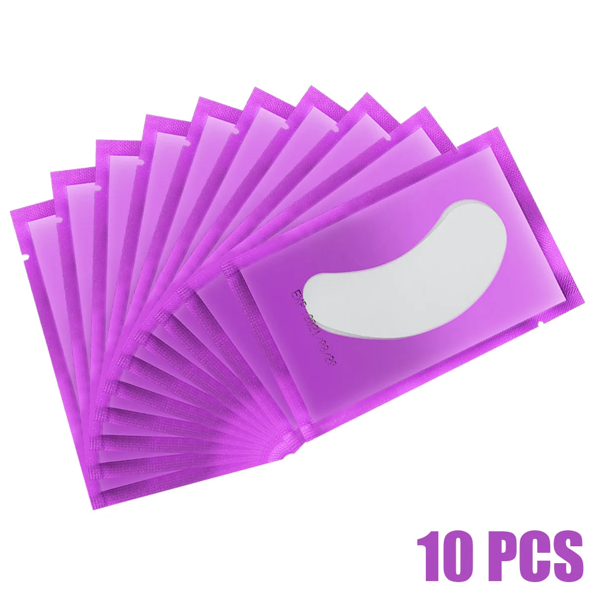 a1-10pcs 10/20 пар, накладки на глаза для прививки ресниц, нетканый коллагеновый гидрогель, индивидуальная прокладка для век - Цвет: a1-10pcs