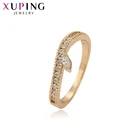 Xuping винтажные элегантные кольца Позолоченные Изысканные кольца для женщин ювелирные изделия для рождественской вечеринки подарок 15299