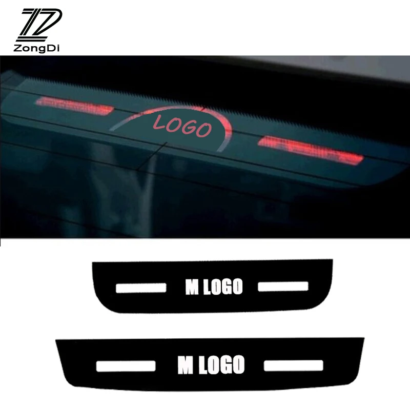 Автомобильные наклейки ZD M Power акриловые стоп сигналы декоративная крышка сигнал