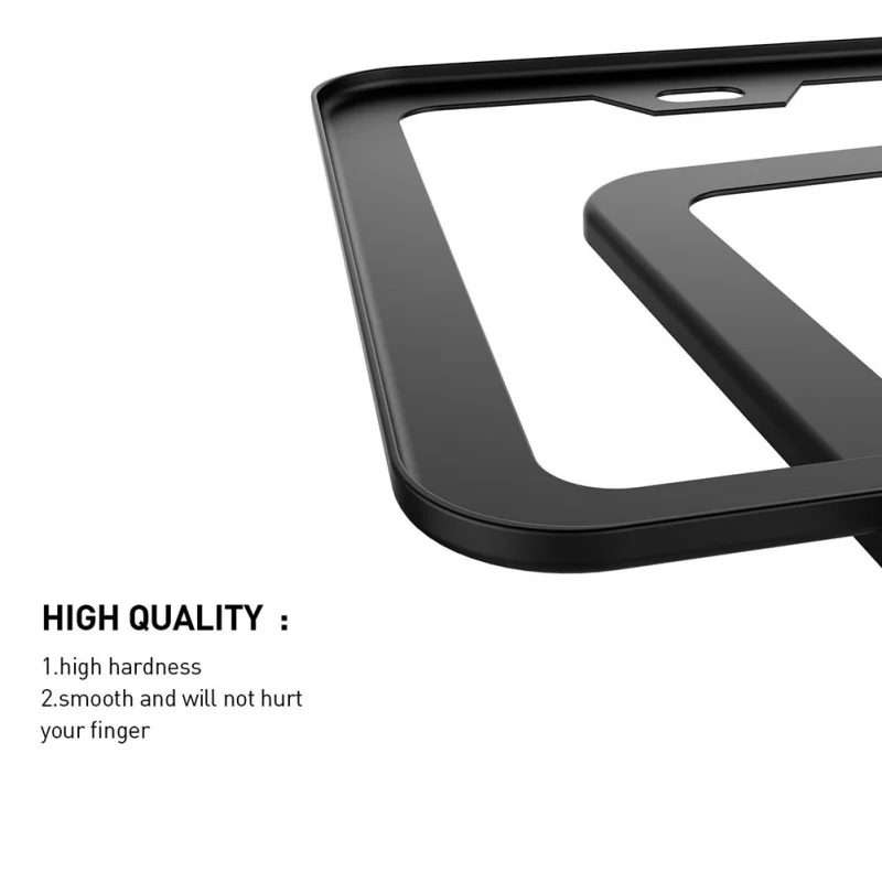 Рамки номерного знака 2 шт из нержавеющей стали автомобильные номерные знаки