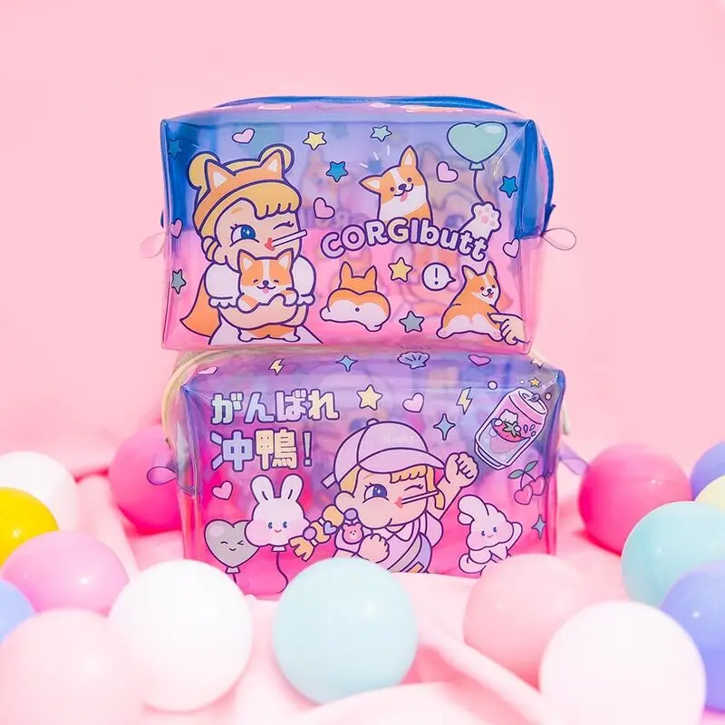 Bentoy Milkjoy Единорог ПВХ мультфильм Водонепроницаемый Косметический чехол желе