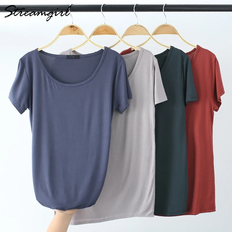 Футболка женская белая с коротким рукавом 2019|Футболки| |