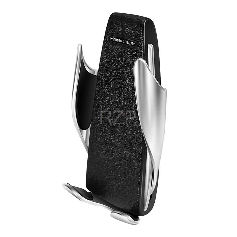 RZP Qi автомобильное беспроводное зарядное устройство для iPhone Xs Max Xr X samsung S10 S9 автоматическое Интеллектуальное Быстрое беспроводное зарядное устройство Автомобильный держатель для телефона
