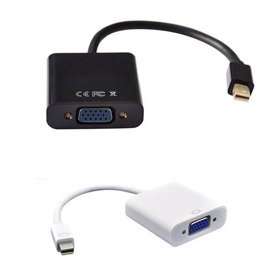 Кабель 1080P Mini DP к VGA интерфейс Thunderbolt мини порт дисплея адаптер MacBook Air Pro iMac