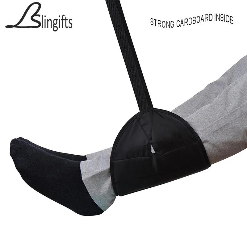 Slingifts, подставка для ног, гамак под стол, подставка для ног, гамак для ног, гамак для отдыха, для путешествий, офиса, дома, крепкий картон внутри