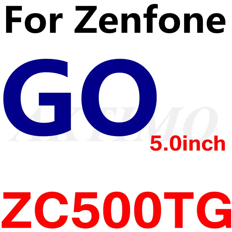 Закаленное стекло 9H 0,26 мм для asus Zenfone Peg asus 3X008 GO tv ZB500KL ZB450KL 2 Laser ZE500KL 3 Max защитная пленка Sklo чехол - Цвет: ZC500TG
