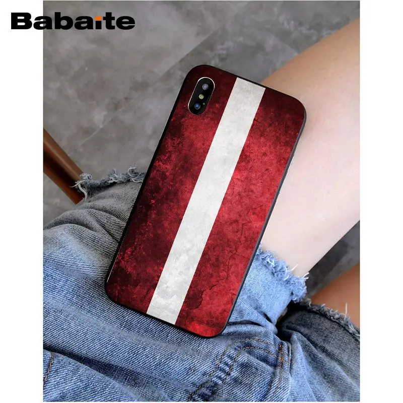 Babaite флаг Латвии привлекательные аксессуары для телефона чехол для iphone 5 5s 5c SE 6 6s, 7, 7 plus, 8, 8 plus, чехол для телефона