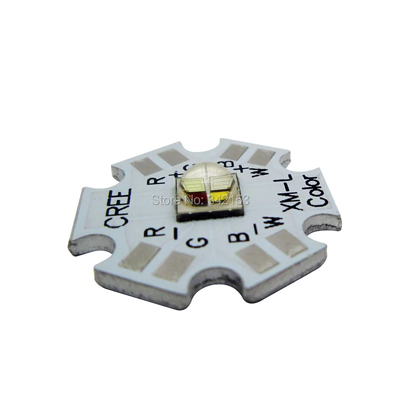 Free Shipping 12W 1000mA Original Cree XM-L Color Led XML RGBWW RGB + Warm White Emitter Light On 20MM PCB 5PCS/LOT | Освещение
