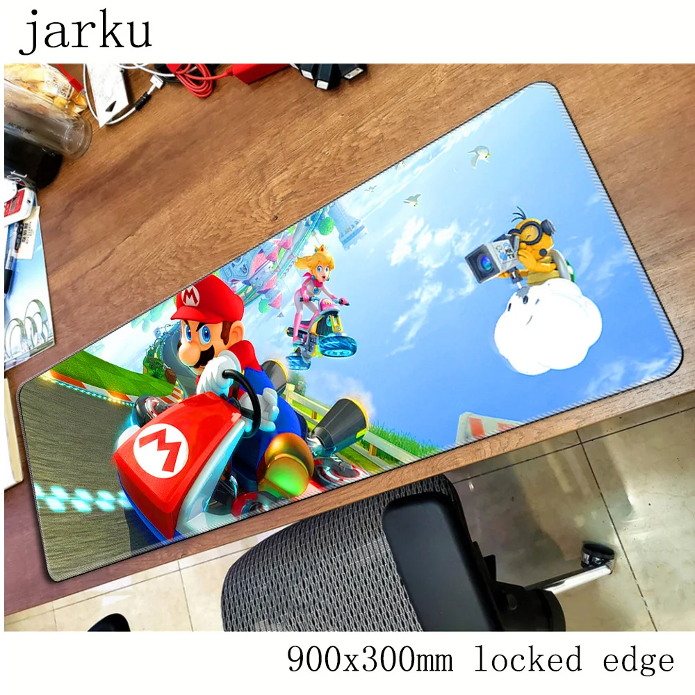 Игровой коврик для мыши в стиле Марио 900x300 мм нетбука большой игровой