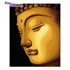 Набор стежков с алмазной вышивкой, рукоделие, полная дрель, квадратная мозаика, алмазная вышивка, горный хрусталь, домашний декор, Будда ASF559