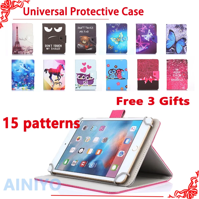 Универсальный чехол с мультипликационным принтом для Prestigio MultiPad 4 Quantum 7,85(5785C) 3G 7,85 дюймов, защитный чехол-подставка для планшета+ подарки