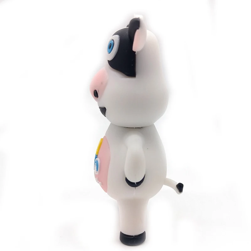 Pendrive cartoon dairy cow usb flash drive 64gb 32gb 16gb 8gb 4gb cute animal memory stick lovely gift u disk pendrive cle | Компьютеры и