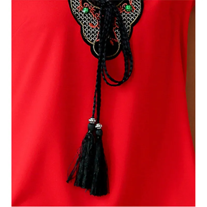 Новое весенне-летнее женское платье с вышивкой модное повседневное винтажное