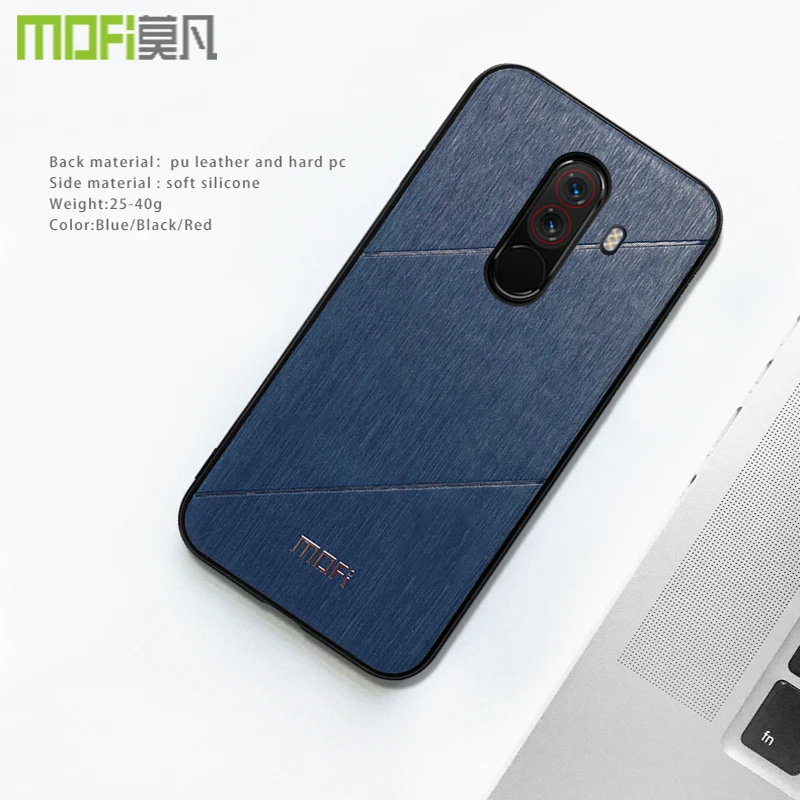 xiaomi Pocophone F1 case cover Mofi fitted original buiness hard back Poco conque 6.18&quot mi |
