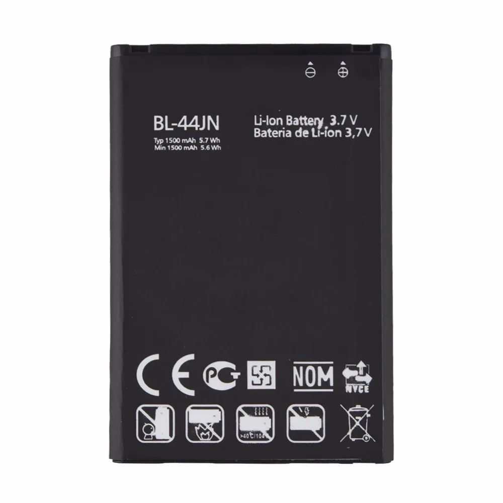 Замена телефона 1500 мАч BL-44JN Аккумулятор для LG Optimus Black P970 QL55C прямая связь