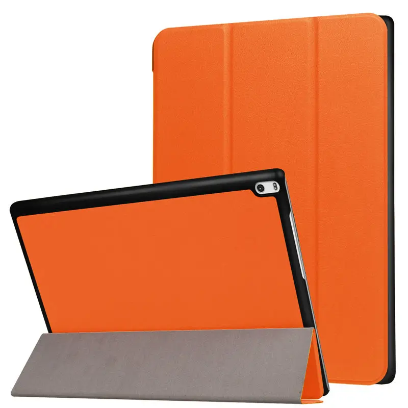 Чехол-книжка из искусственной кожи чехол для lenovo TAB 4 10 плюс Smart Cover для lenovo TAB4 10 плюс TB-X704L TB-X704F TB-X704N 10,"+ Защитная пленка на экран+ подставка для ручек