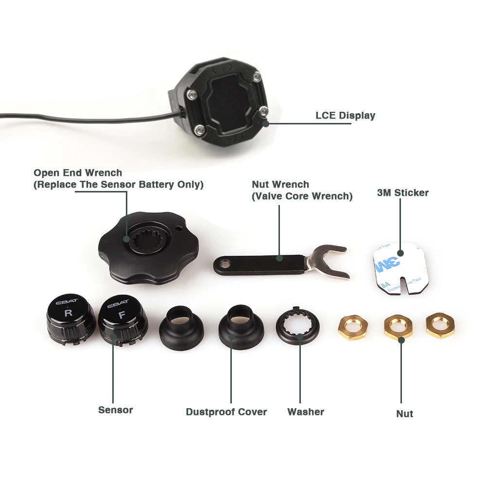 Steelmate мотоцикл TPMS монитор давления в шинах Система сигнализации мотоцикла водонепроницаемый внешний датчик беспроводной с ЖК-дисплеем