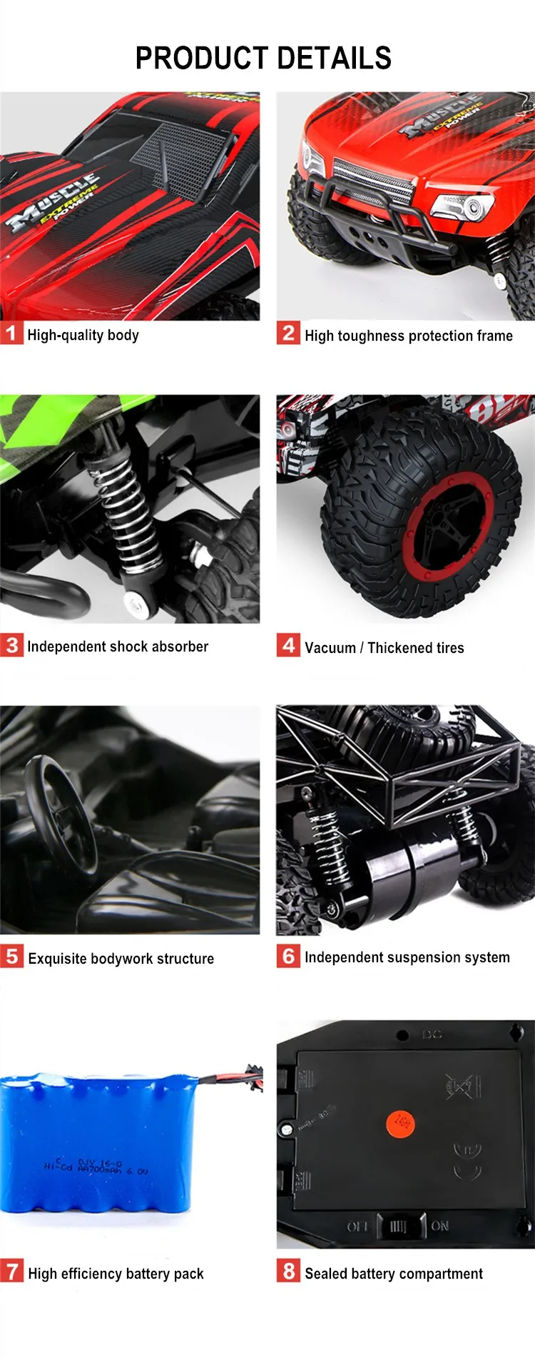 2,4 ГГц пульт дистанционного управления RC автомобили Bigfoot Monsters Rock подъемник высокая скорость внедорожный пульт дистанционного управления автомобиля игрушки
