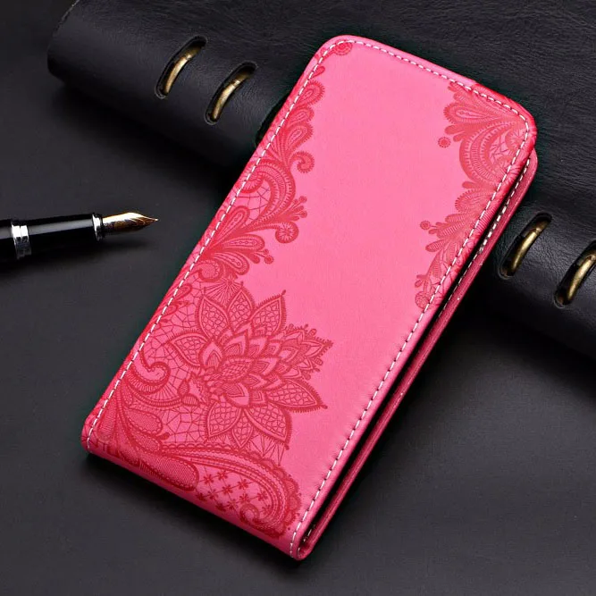 Lace Rose Для samsung Galaxy A7 A6 A8 A9 A5 A7 A3 чехол TPU кожаный чехол-портмоне с откидной крышкой 3D цветок милый рисунок Вертикальный чехол - Цвет: Lace Rose