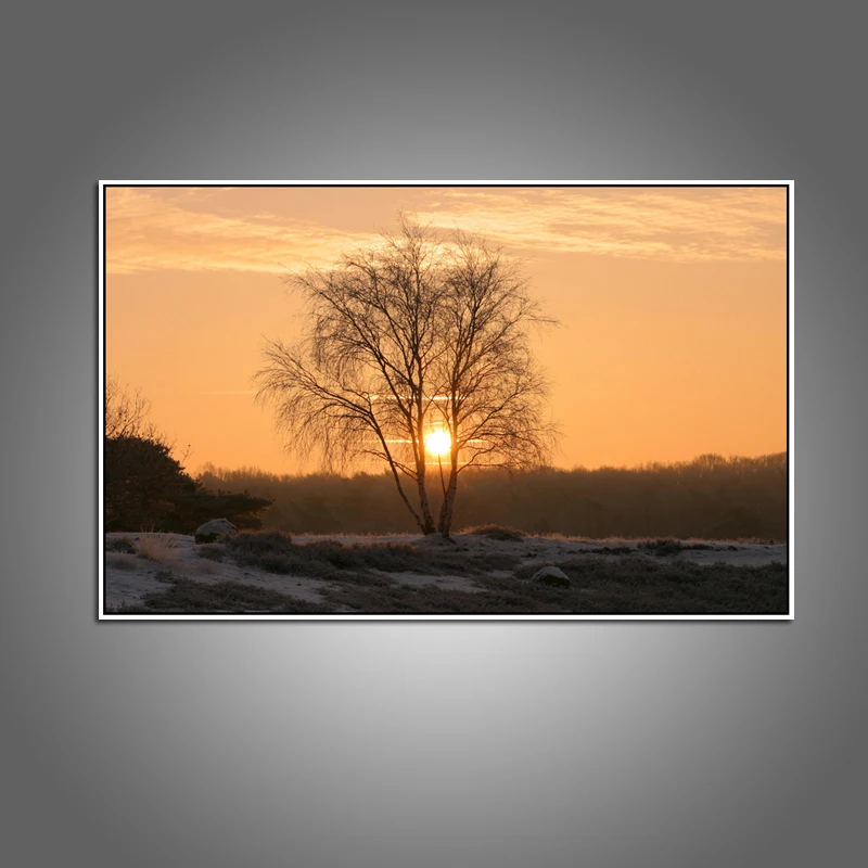 

Modern Landscape Natural scenery Canvas Painting Spray Color Art Poster Kids Baby Nursery Room Scandinavian Wall Murals Decor