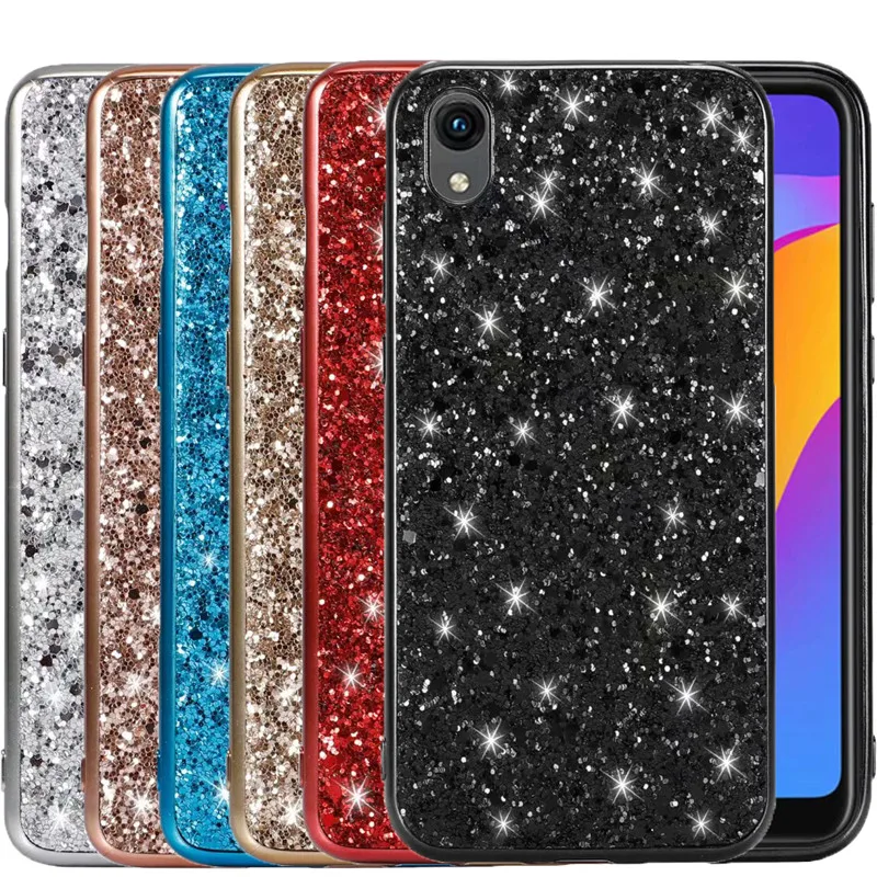 Чехол для Honor 10i чехол Huawei 8S мягкий с блестками телефона P40 Lite P20PRO Mate 20 30 20i