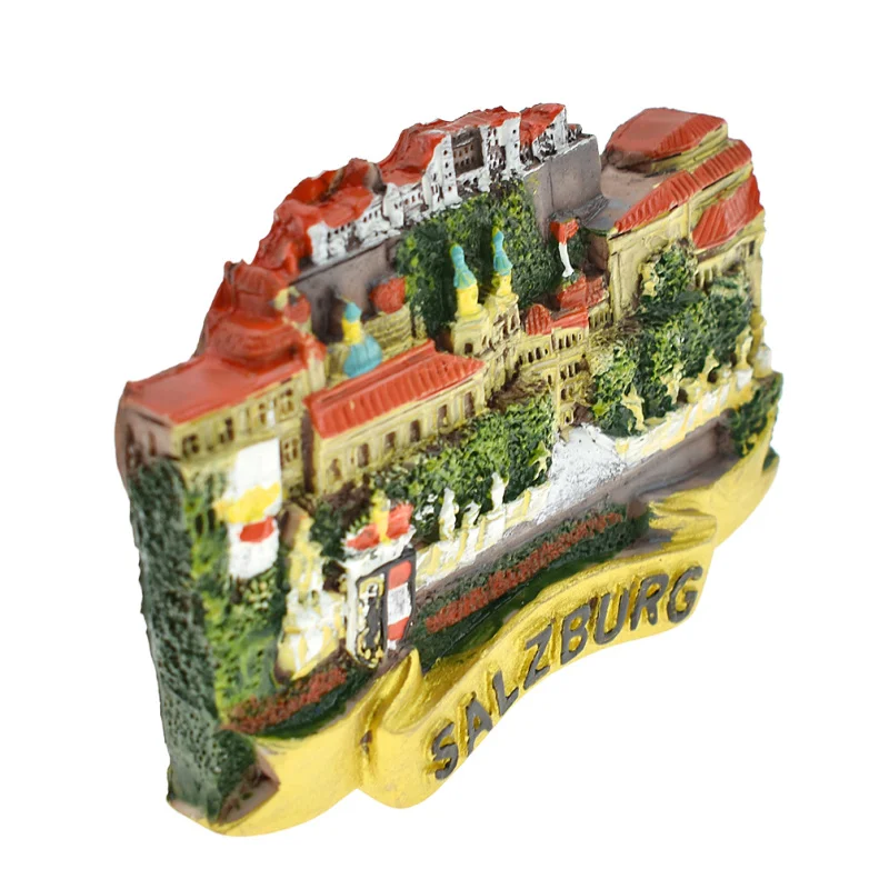 Знаменитая магнитная наклейка на холодильник Зальцбург сувенирный подарок