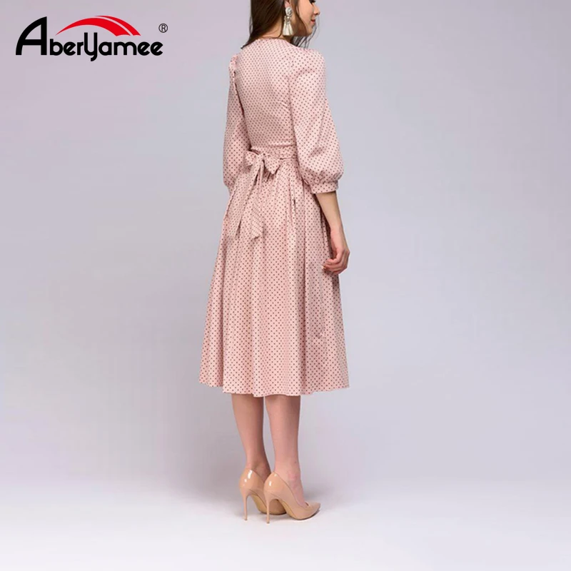 Плюс размер элегантное женское платье А силуэта 2019 Новое Стильное ДРАПИРОВАННОЕ