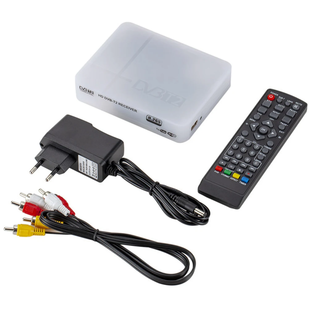 Mini Satellite Modulator TV Receiver Digital Tuner High Definition Protocol H.265 Box Signal Amplifier DVB-T2 Stable Decoder | Электроника