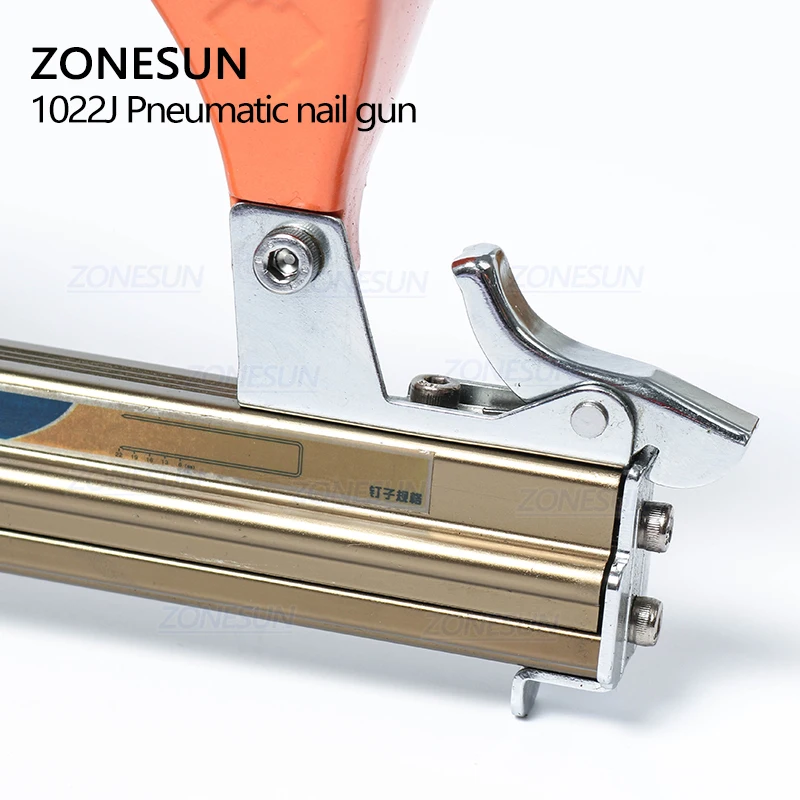 ZONESUN ZS 1022 пневматический штапельный пистолет воздушный Брэд в форме двери гвозди