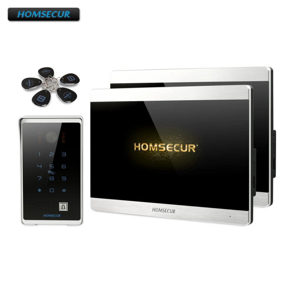 HOMSECUR 7 &quotAHD видео домофон телефонный звонок системы пароль доступа для квартиры
