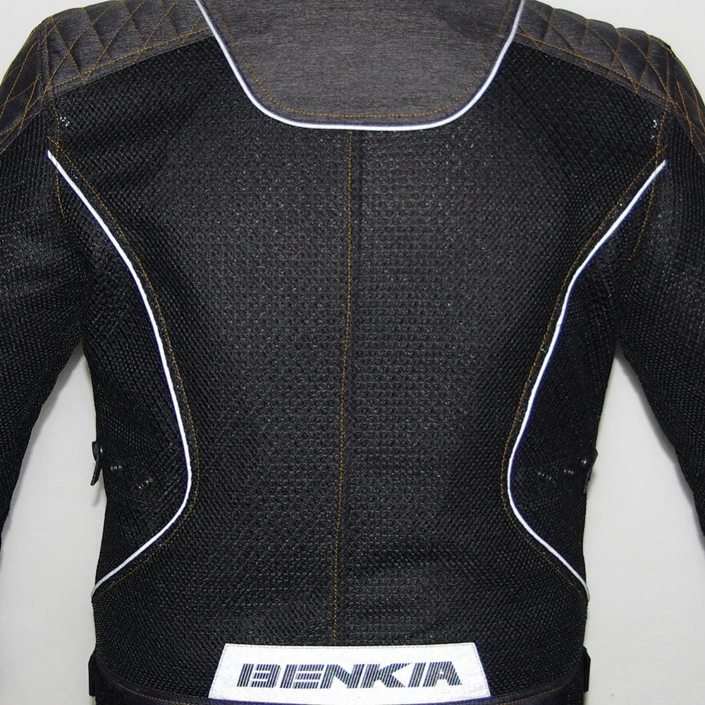 BENKIA JS11 Мотоциклетная Куртка Мото джинсовая куртка мото гоночная одежда