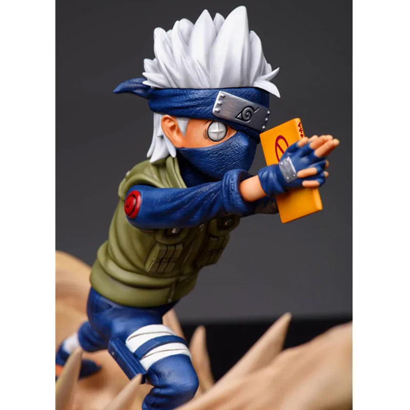 Аниме Наруто GK Kancho Uzumaki Наруто Хатаке Какаши смола статуя фигурки Коллекция украшения G2629