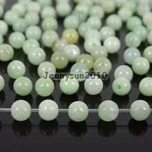 Натуральные нефритовые драгоценные камни Jadeite Ja de 4 ~ 5 мм круглые