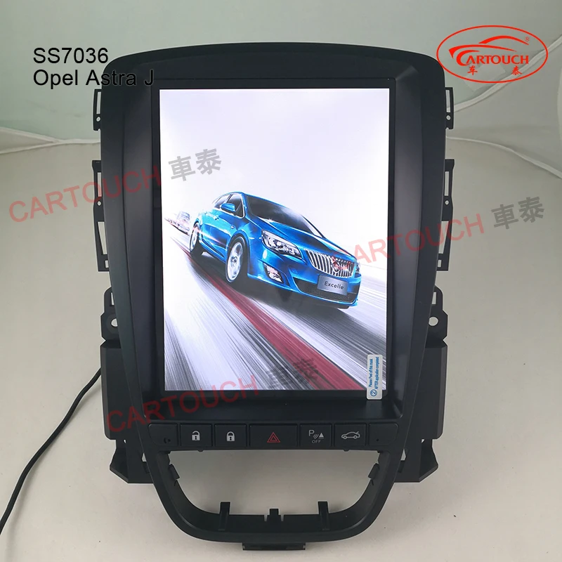 Автомобильный мультимедийный плеер 10 4 дюйма вертикальный IPS экран в стиле Тесла