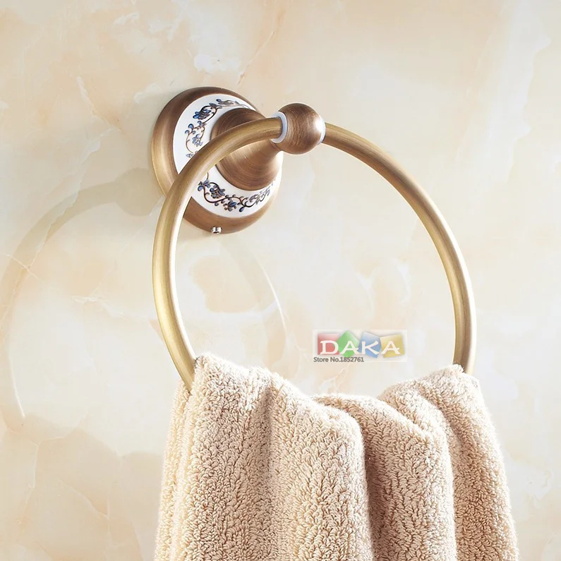 Новое Европейское винтажное дизайнерское кольцо для полотенец/модное античное